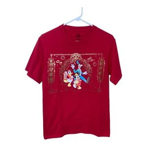Disney Parks Happy New Year Mickey Donald Goofy Men’s T Shirt Sz Small China